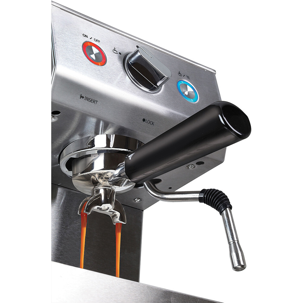 Capresso - Cafe Select Espresso Maker, Professional Stainless Steel (Silver)