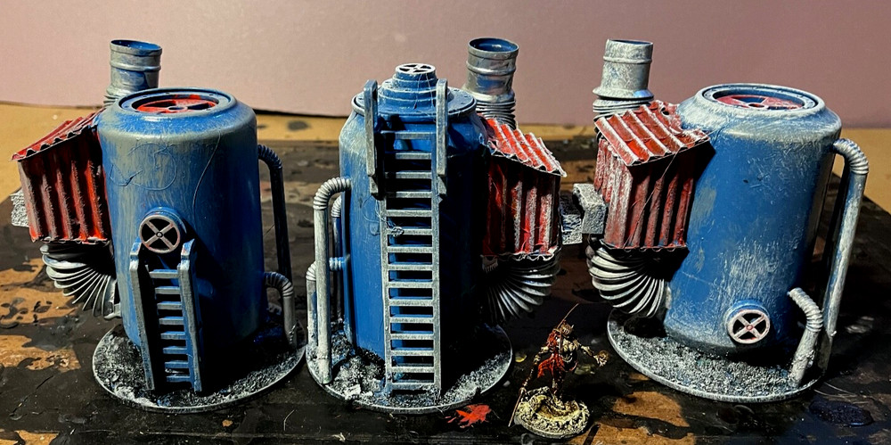 Sci-Fi Terrain pieces .1 8 – Tabletop Gaming scratch built.