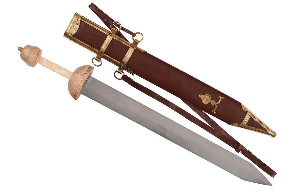 Pompeii Gladius with sheath and belt