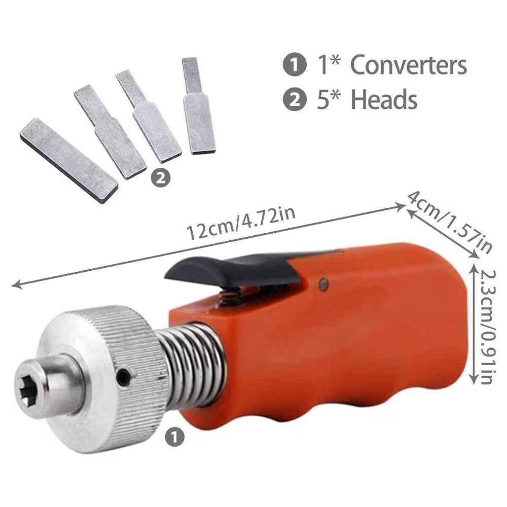 Rubber Grip Lock Plug Spinner Cylinder Turning