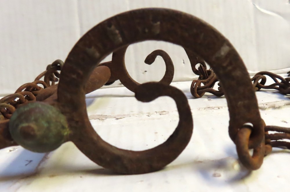 Antique Straight Bit with Big Circle Snakes on Sides