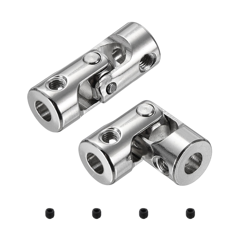 2pcs Rotatable Joint, 4mm to 4mm Inner Dia Universal Joint