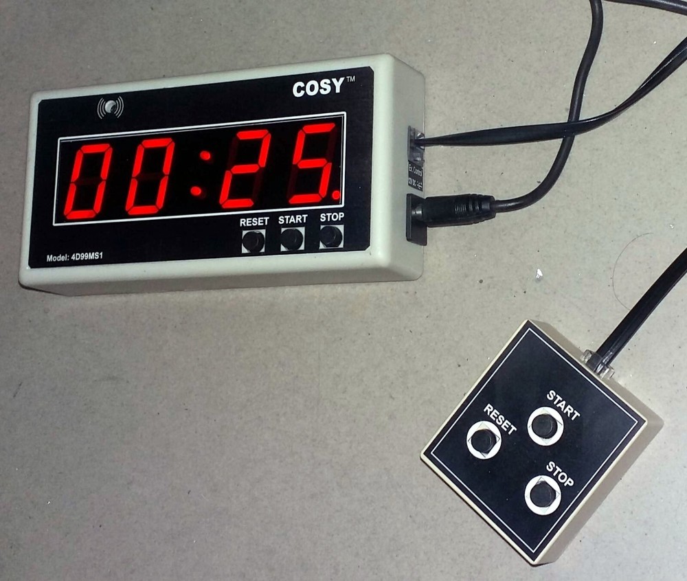 4 Digit - 99 minutes stopwatch 1" high LED digits