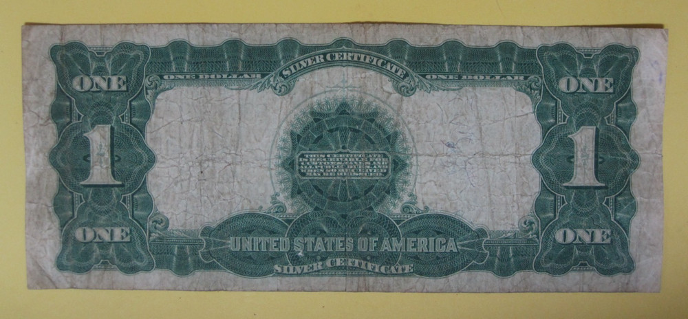 1899 "Black Eagle" $1 Silver Certificate~ Very High Serial Number~ Middle Grade