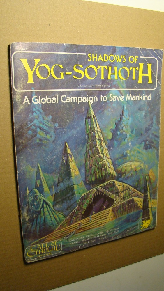 CALL OF CTHULHU - YOG-SOTHOTH *SOLID 1982 ORIGINAL* DUNGEONS DRAGONS - LOVECRAFT