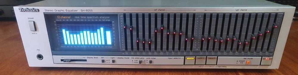 TECHNICS STEREO EQUALIZER SAME USED IN GREY LIGHT STUDIO