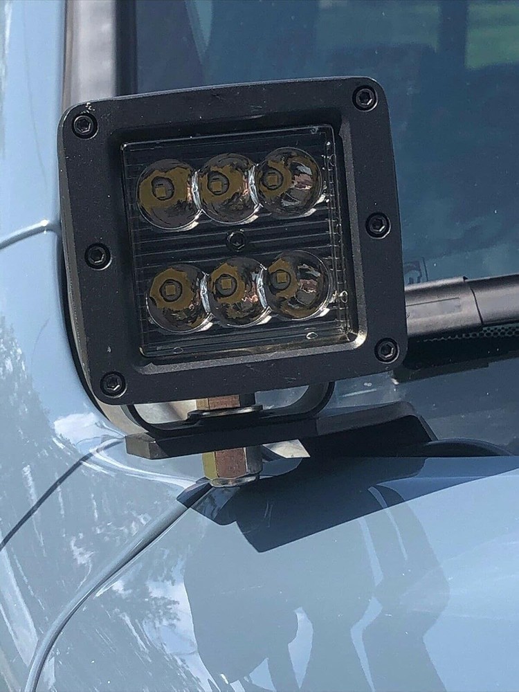 Dasen Light Mounting Brackets Left & Right Side Hood Hinges Cube Light Mount Com
