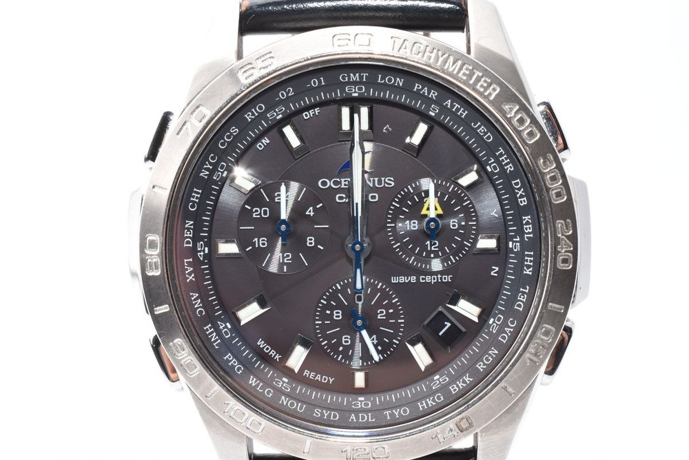 CASIO Oceanus OCW-600 Chronograph Men's Watch [Working]
