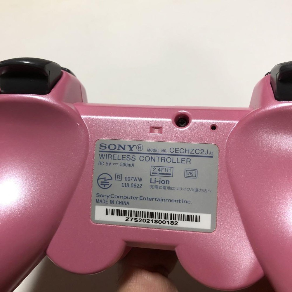 SONY PS3 DUALSHOCK3 Candy Pink Wireless controller Used Game