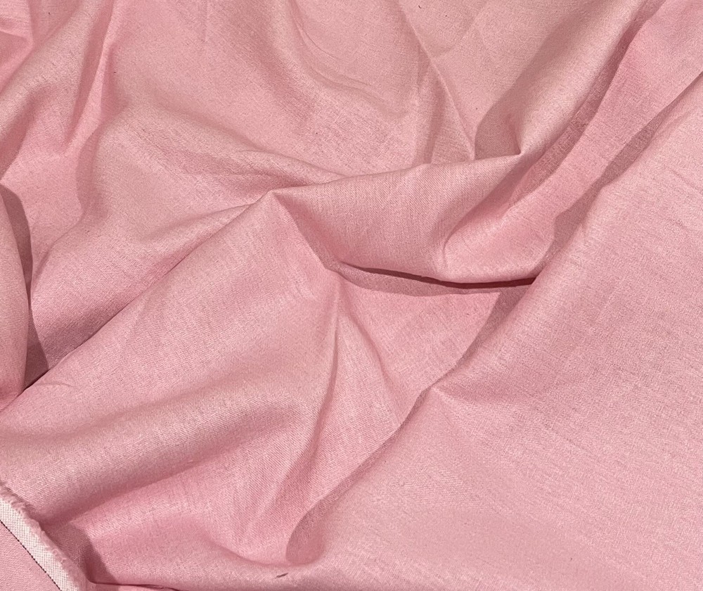 Pink  linen fabric 56” Width Sold By The Yard