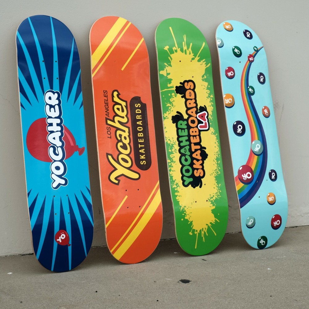 Yocaher Complete Skateboard 7.75" - CANDY Series - PB & C