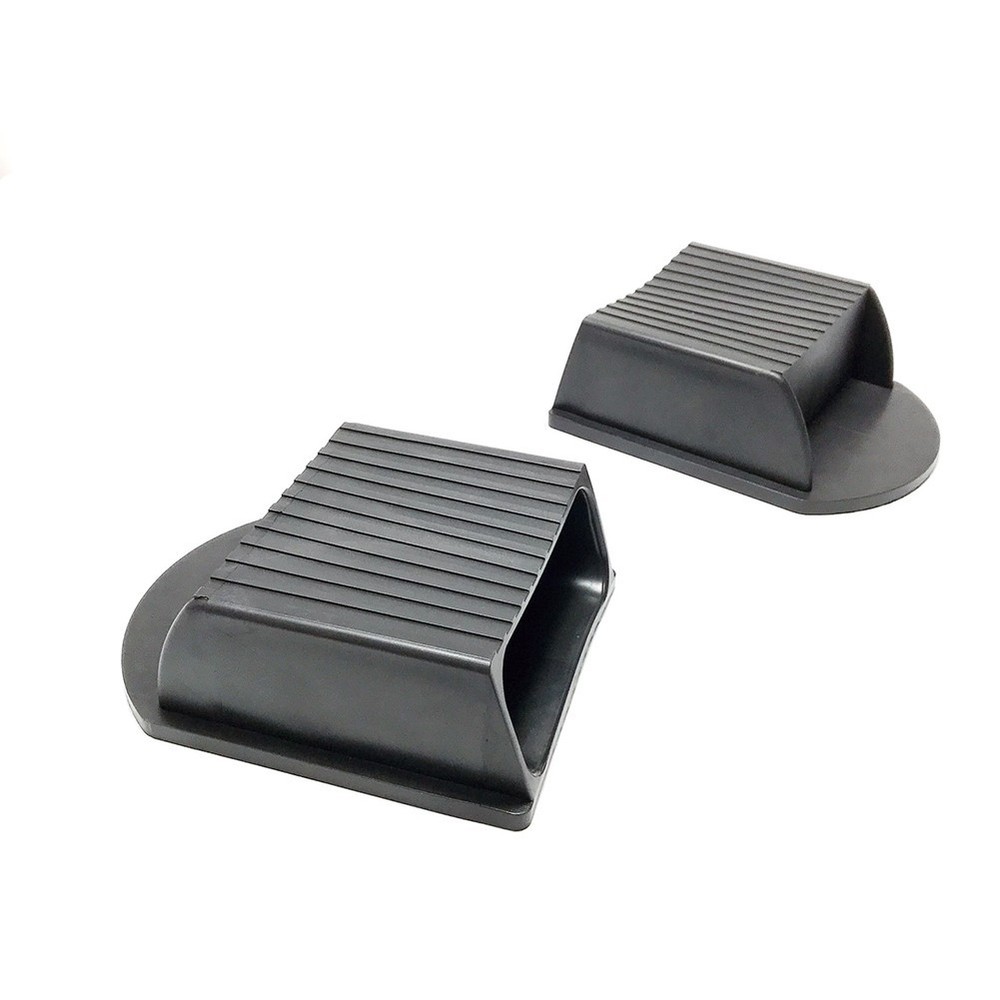 Easily Installed Set of 2 Rectangular Protective Rubbers for Gym Floors
