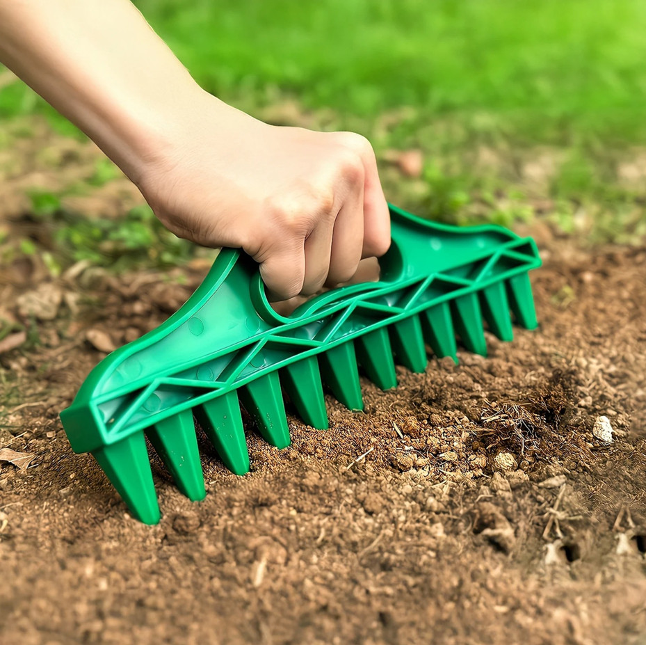 1 pc Seed Dibber Spacer Tool Handheld Seed Dispenser Garden Planter