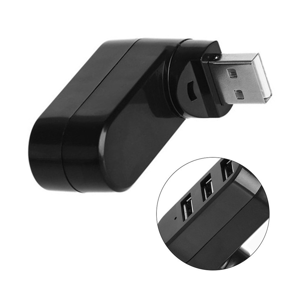 High speed USB 2 0 Rotating Splitter Adapter Hub for Quick Data Transfers