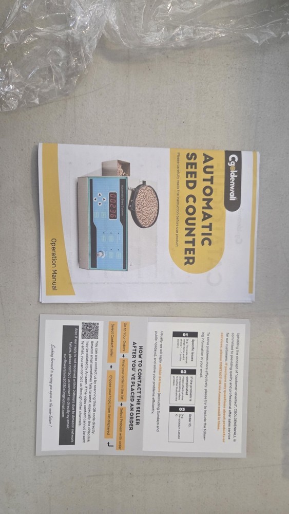 CGOLDENWALL New Automatic Seeds Counter Machine Microcomputer Automatic#4536AR2