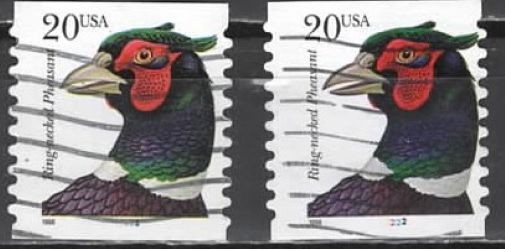 US Scott #3055 PN Singles #1111 & 2222