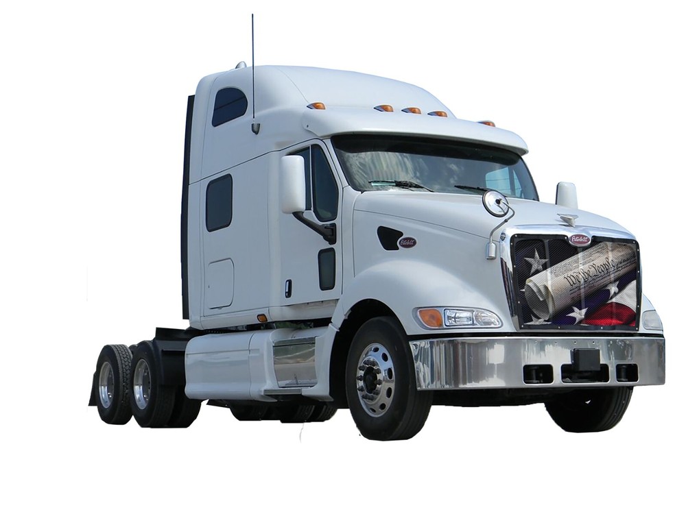 Peterbilt 387 Premium Mesh 'We The People' Bug Screen
