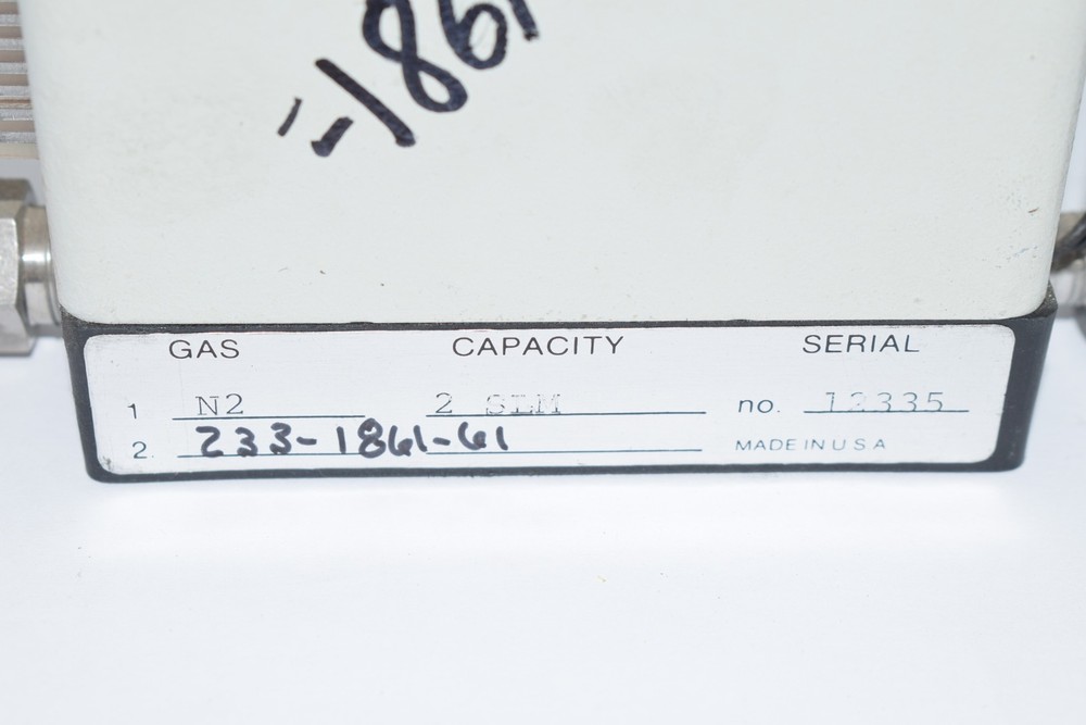 Precision Flow Devices PFD Mass Flow Controller, 2SLM Cap. N2 Gas