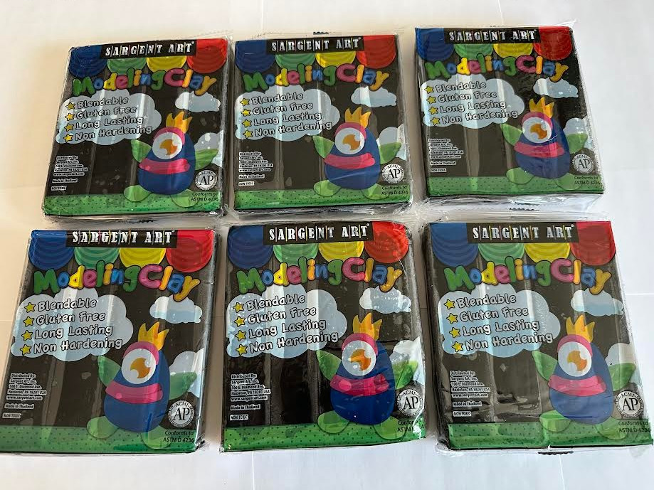 Sargent Art Modeling Clay 1lb -  Black