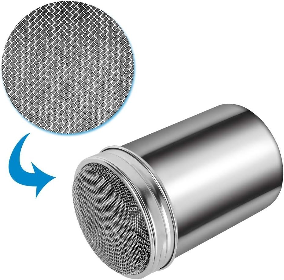 Rust-Proof Sugar Duster Set with Dust-Proof Lid - Essential Kitchen Accessory