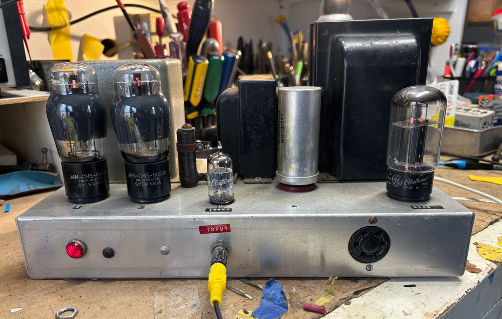 HOMEBREW WILLIAMSON AMPLIFIER,WORKS!