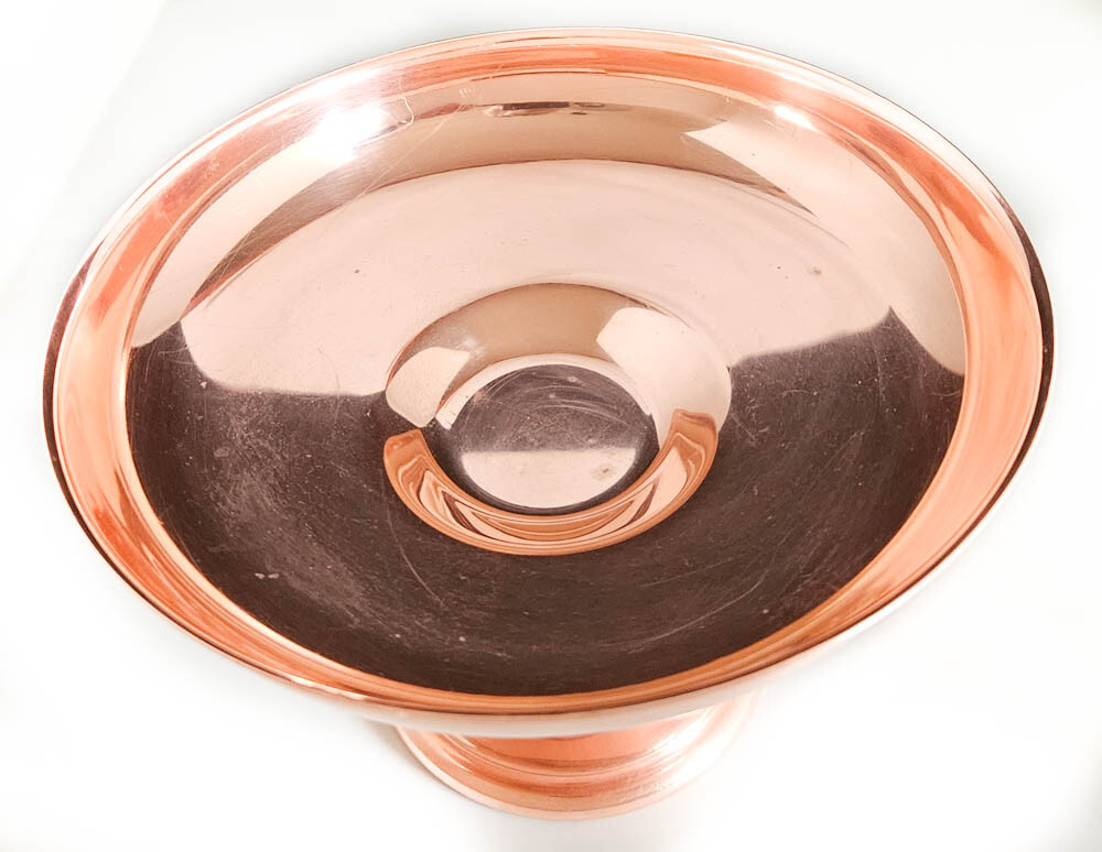 Copper Compote 6 3/4" X 4 1/4" USED Coppercraft?
