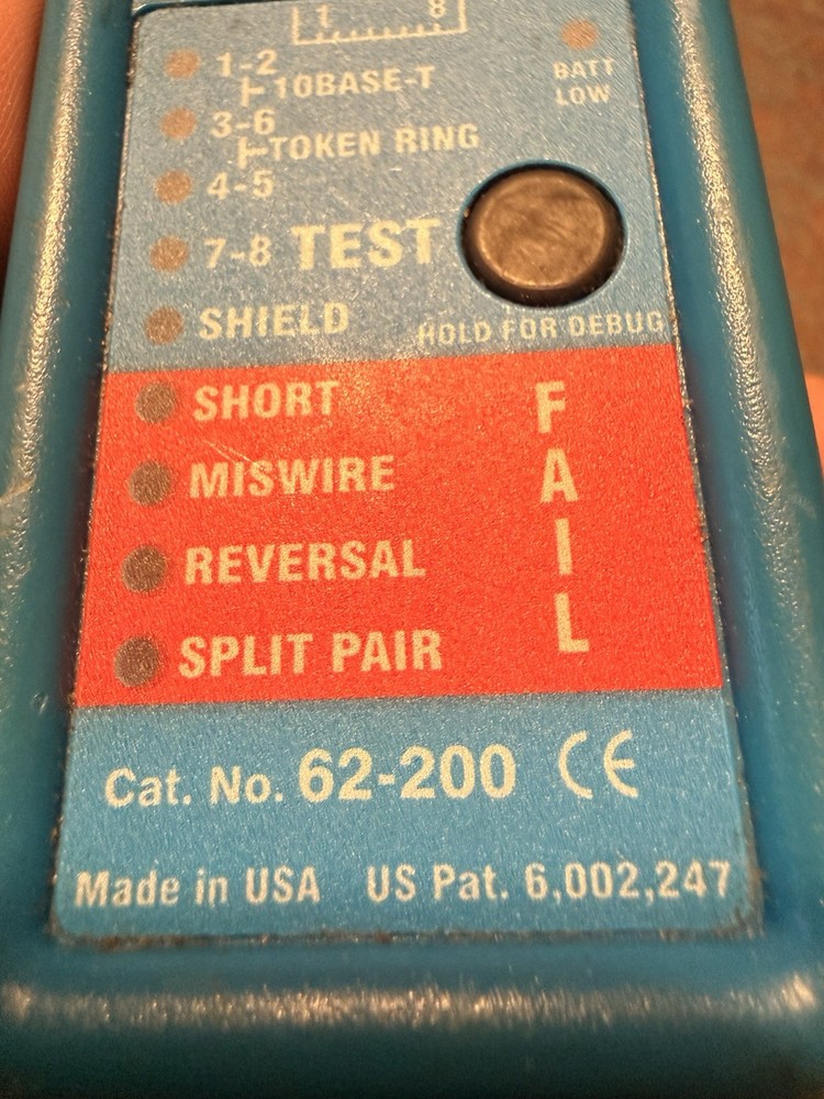 Ideal 62-200 LinkMaster RJ45 Without Remote