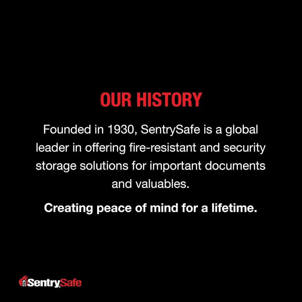 Fireproof Safe Box with Key Lock - Secure 0.25 Cu Ft Storage for Valuables