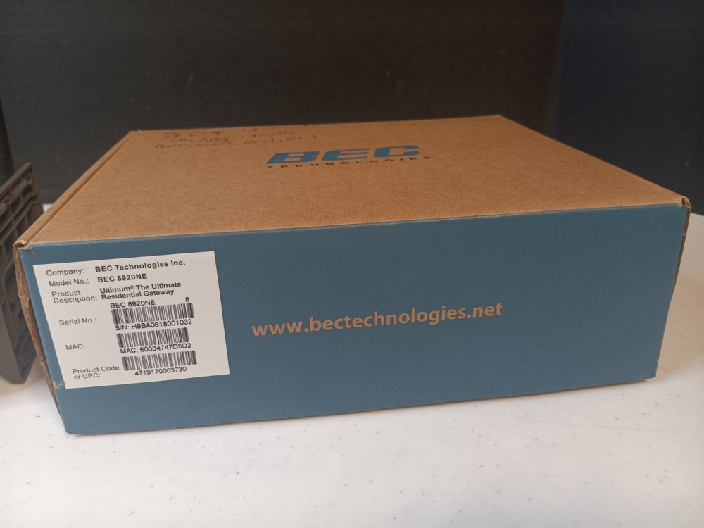 BEC Ultimum 8920NE ULTIMATE RESIDENTIAL Gateway