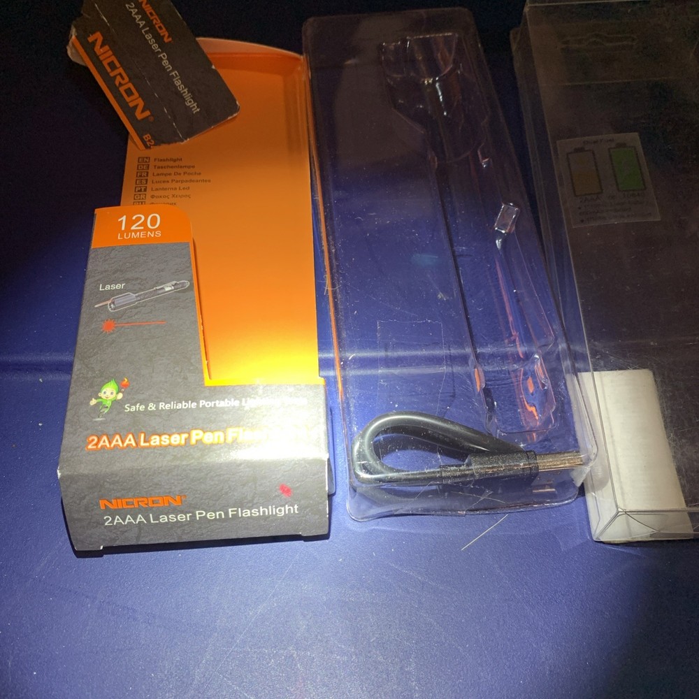 Nicron B24 Laser flashlight Pen Light