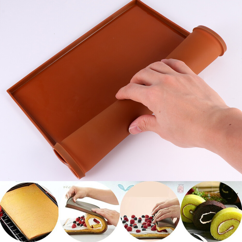 Cake Roll Bake Mold Double-sided Cake Roll Baking Tool Cake Baking Supply