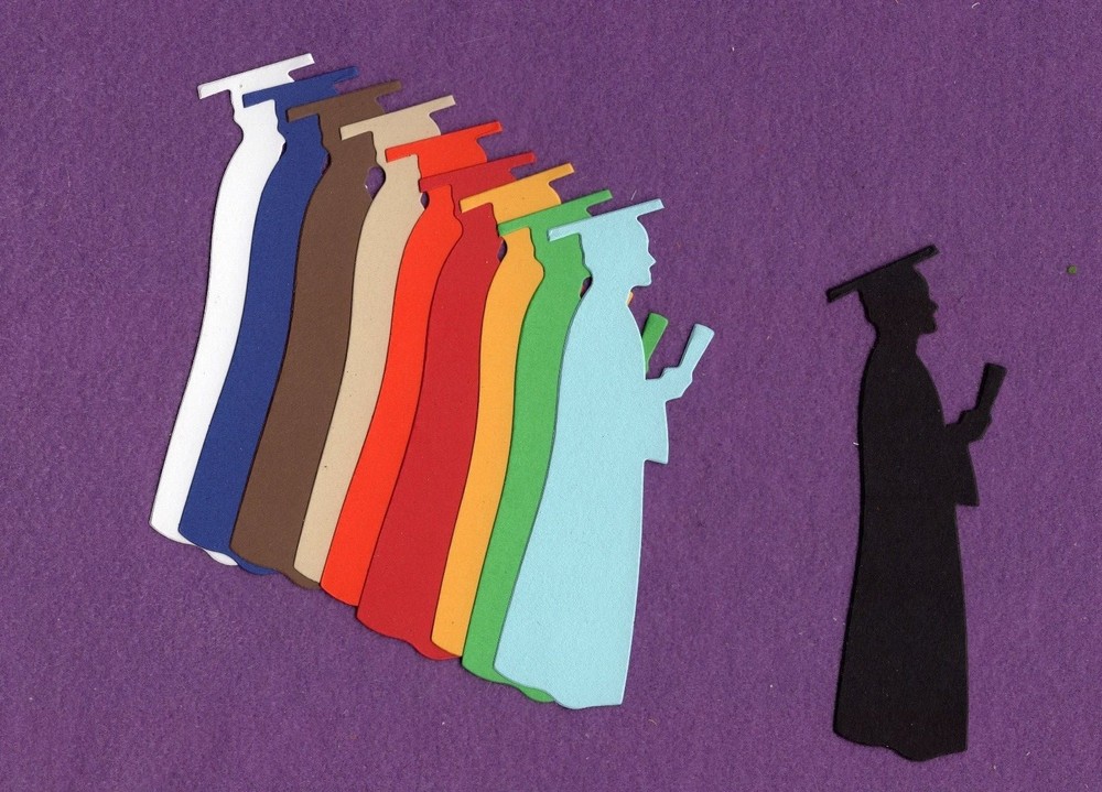 GRADUATE BOY die cuts