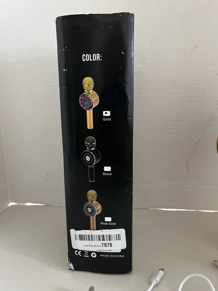 Handheld Ktv WS-668 Karaoke Microphone Plus Voice Controller TESTED WORKING