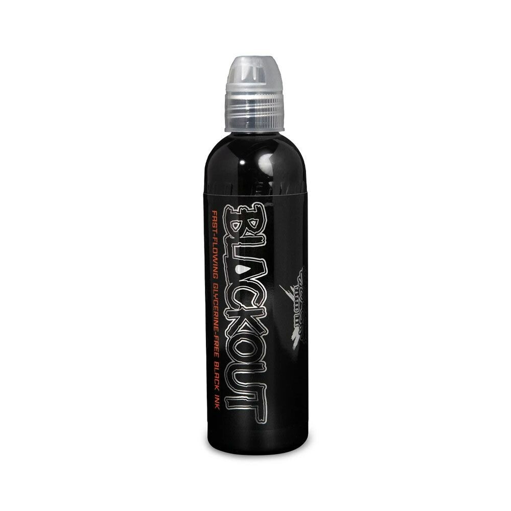World Famous Tattoo Ink — Blackout — 8oz
