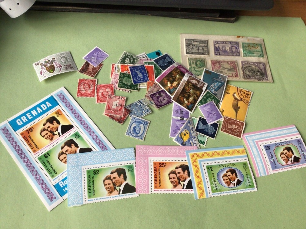 UK &  Colonies loose stamps Ref 51913