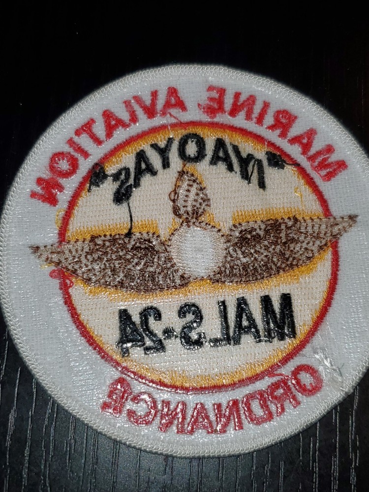 1960s 70s USMC Marine MALS 24 Fighter Squadron Patch L@@K!!!