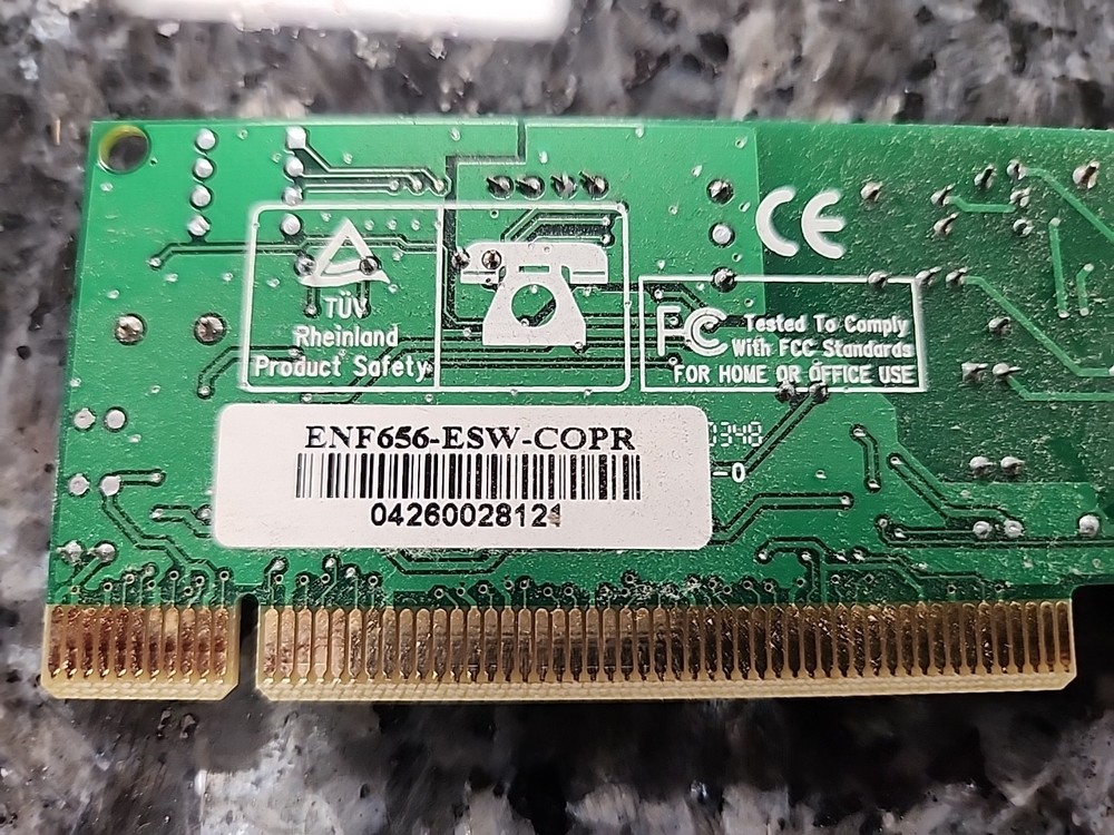 Encore Data/ Fax Modem ENF656- GSW- COPR Card