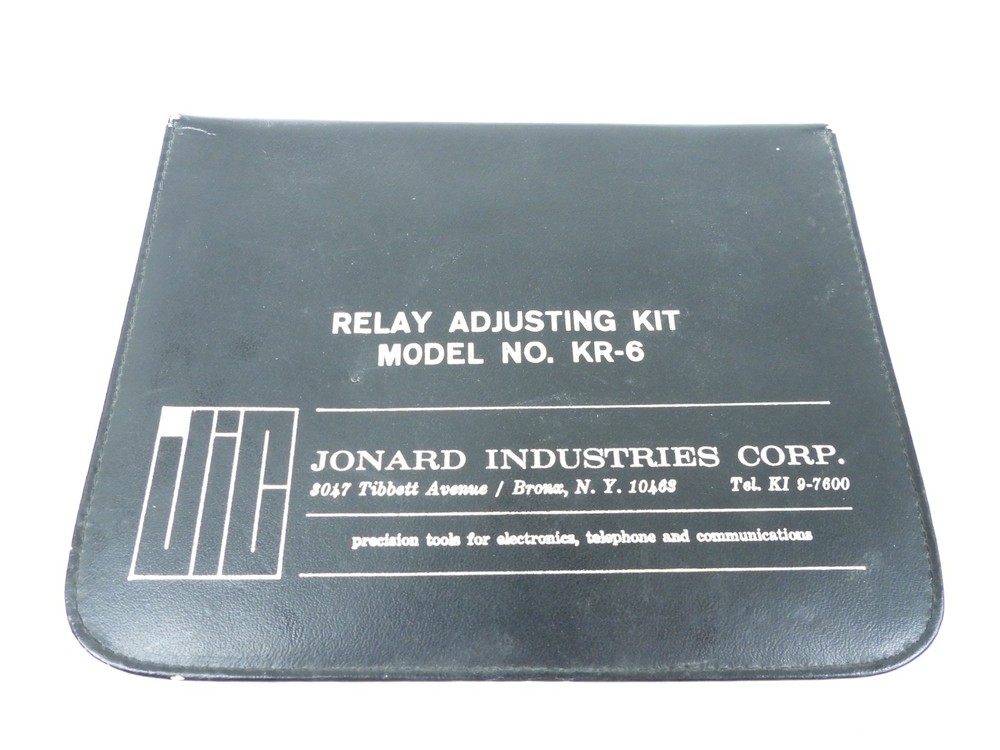 Jonard Industries Relay Adjusting Kit KR6 Precision Tools for Electronics (nice)
