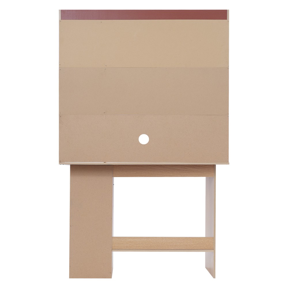 100CM Modern Computer Desk with Storage Shelves & Drawers Home Office