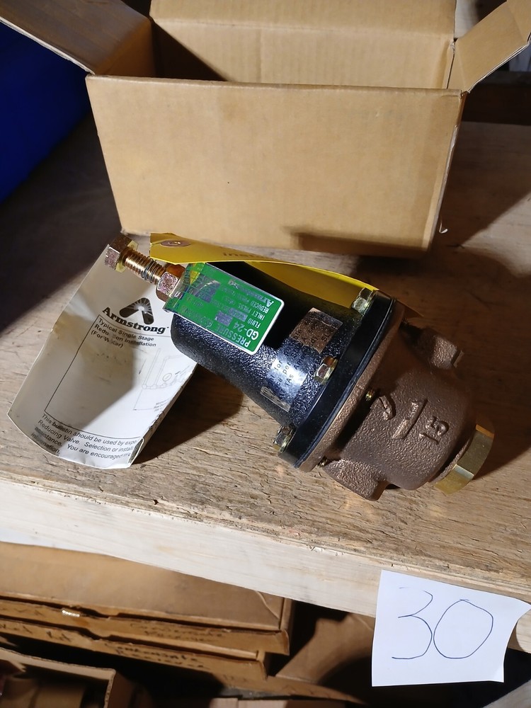 New Armstrong GD-24 Pressure Reducing Valve 1/2" 230psi 175 Degrees D24271