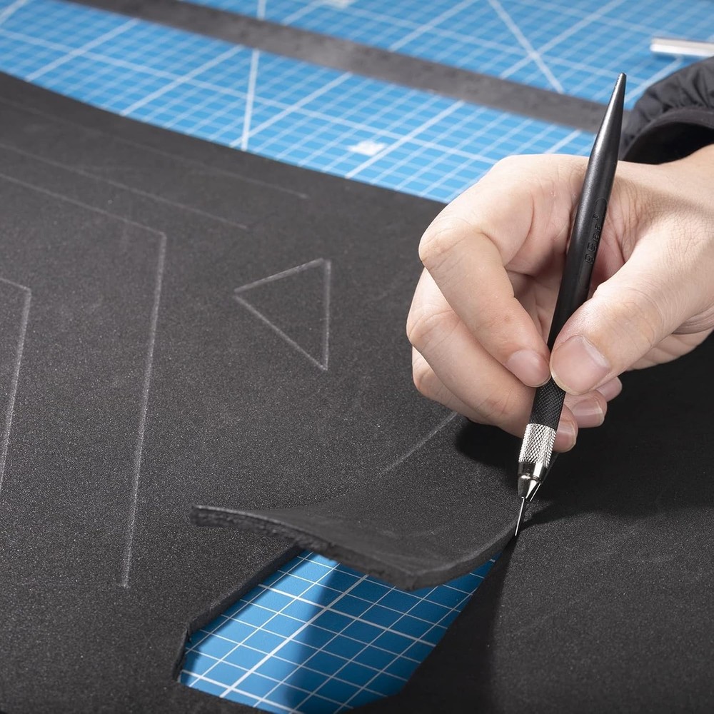 High-Density Black EVA Foam Sheet, 2mm Thick, Perfect for Cosplay Projects