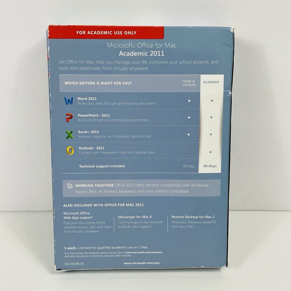 Microsoft Office mac 2011 Academic with Product Key