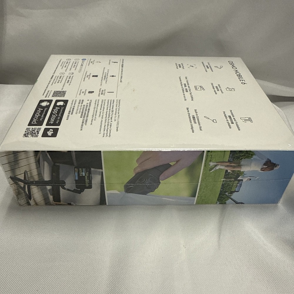 Sealed DJI Osmo Mobile 6 Smartphone Gimbal Stabilizer Extension Android & IOS