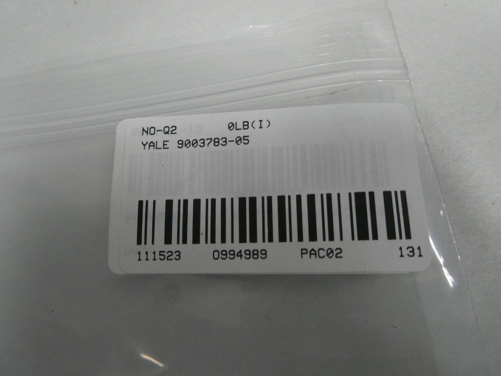 Yale 9003783-05 Cable Asm