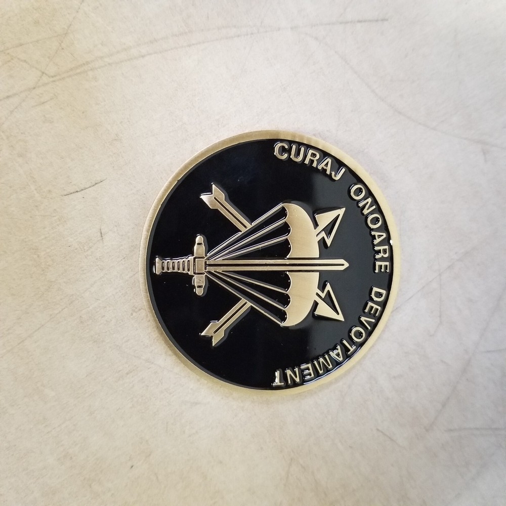 Challenge Coin Curaj Onoare Devotament Batalionul 53