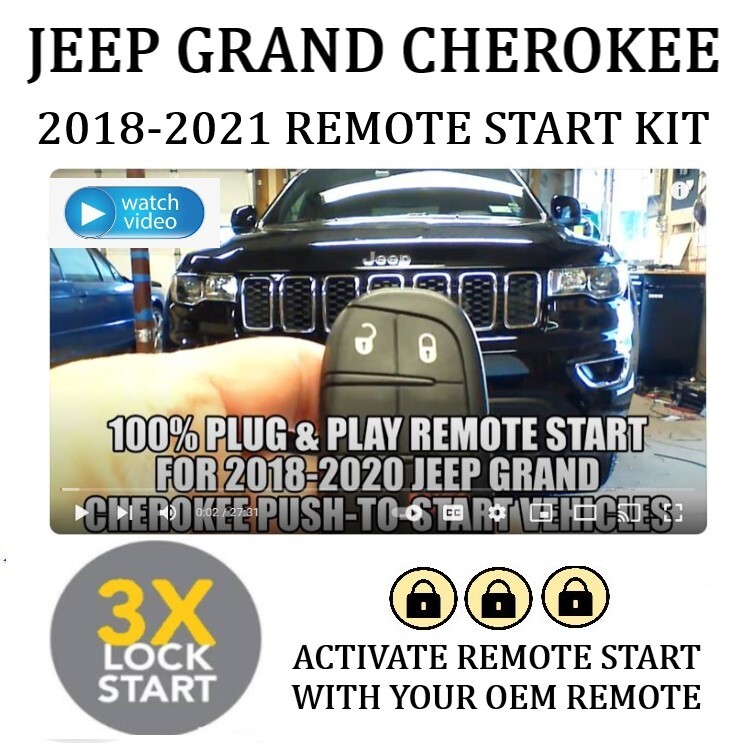 Plug & Play Remote Start fits JEEP GRAND CHEROKEE 2018