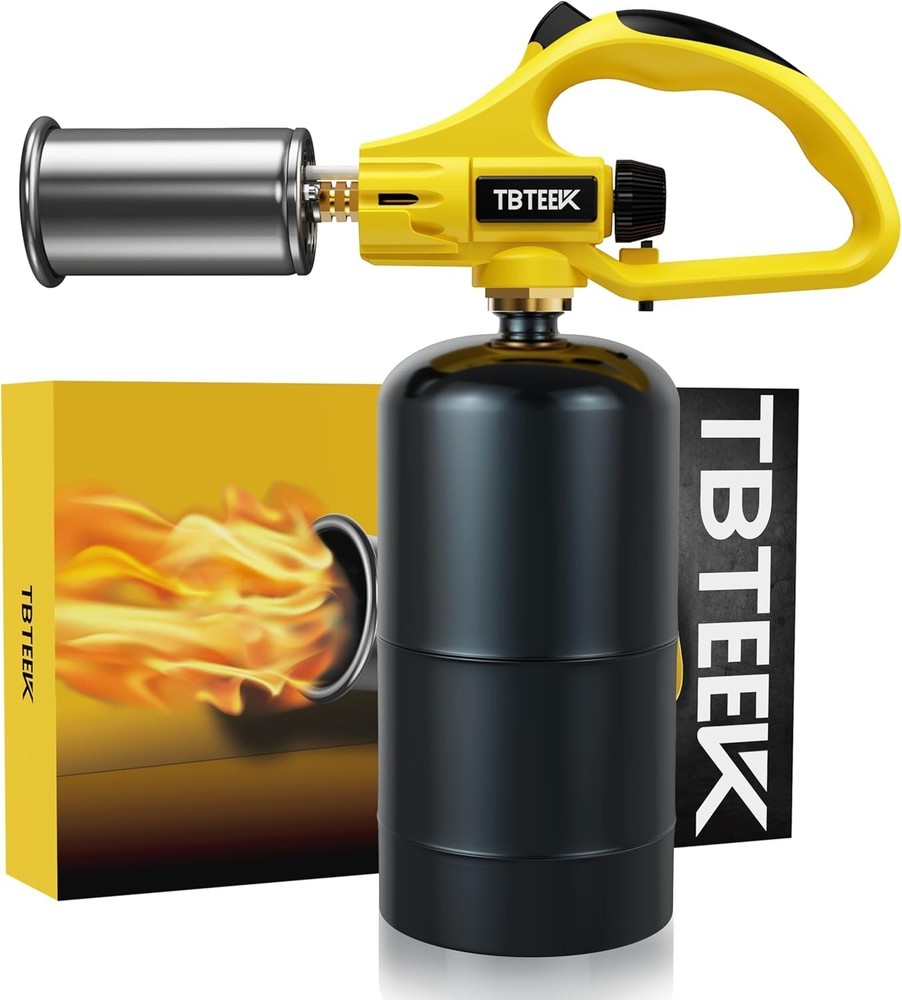 Powerful Culinary Torch with Ergonomic Handle - Ideal for Searing & Grilling