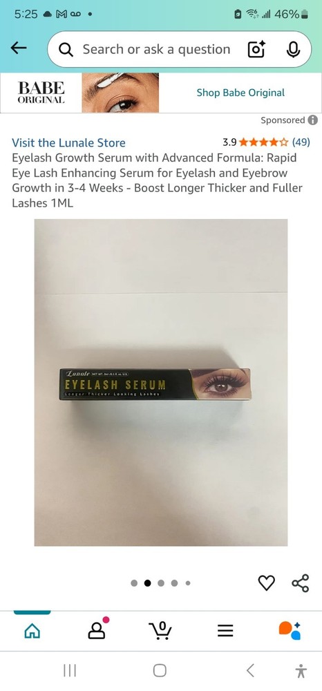 Lunale Eyelash Growth Serum With Advanced Formula 3ml