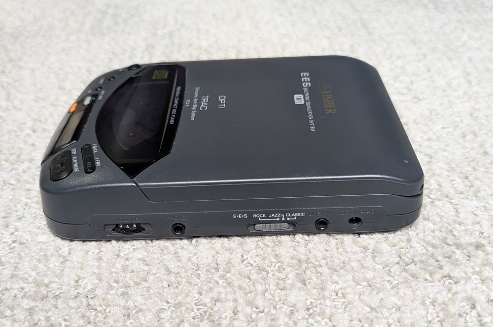 Fisher Opti Trac Compact Disc Player PCD-5 Electronic Equalization System Works
