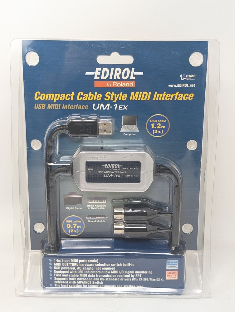 Roland Edirol UM-1EX USB MIDI Interface